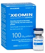 Xeomin vial and box
